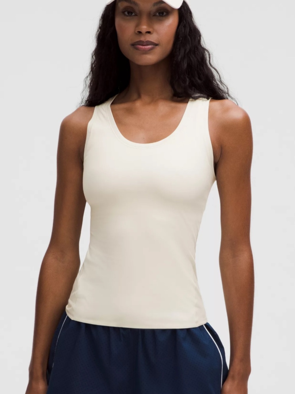 lululemon bone wundermost ultra-soft nulu scoop-neck tank top